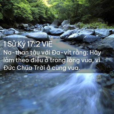 Picture 02 - 1 Sử Ký 17:2 VIE - Na-than tâu với Đa-vít rằng: Hãy làm - Bible Verse Picture