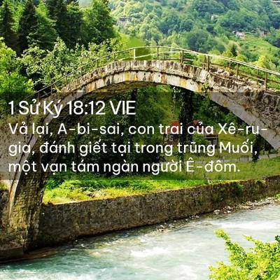 Picture 02 - 1 Sử Ký 18:12 VIE - Vả lại, A-bi-sai, con trai của Xê-ru-gia, - Bible Verse Picture