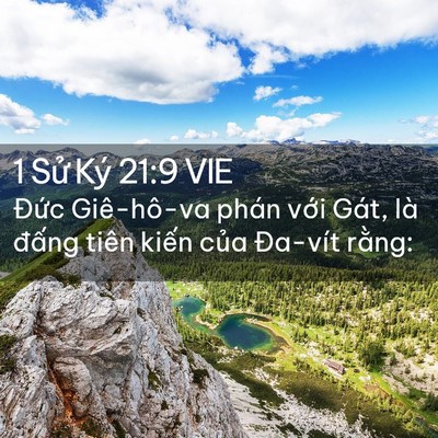 Picture 02 - 1 Sử Ký 21:9 VIE - Đức Giê-hô-va phán với Gát, là đấng - Bible Verse Picture