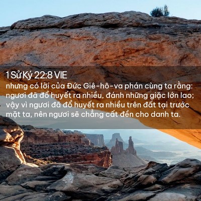 Picture 02 - 1 Sử Ký 22:8 VIE - nhưng có lời của Đức Giê-hô-va phán - Bible Verse Picture
