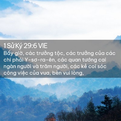 Picture 02 - 1 Sử Ký 29:6 VIE - Bấy giờ, các trưởng tộc, các trưởng - Bible Verse Picture