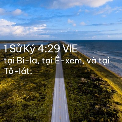 Picture 02 - 1 Sử Ký 4:29 VIE - tại Bi-la, tại Ê-xem, và tại - Bible Verse Picture