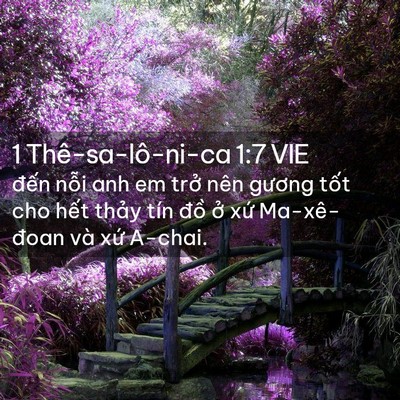 Picture 02 - 1 Thê-sa-lô-ni-ca 1:7 VIE - đến nỗi anh em trở nên gương tốt cho - Bible Verse Picture