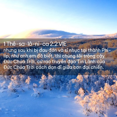 Picture 02 - 1 Thê-sa-lô-ni-ca 2:2 VIE - nhưng sau khi bị đau đớn và sỉ nhục - Bible Verse Picture