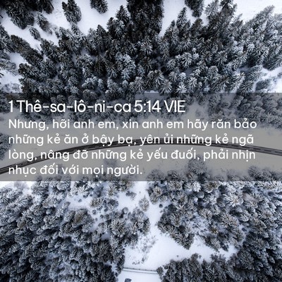 Picture 02 - 1 Thê-sa-lô-ni-ca 5:14 VIE - Nhưng, hỡi anh em, xin anh em hãy răn bảo - Bible Verse Picture