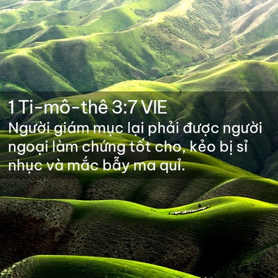 Picture 02 - 1 Ti-mô-thê 3:7 VIE - Người giám mục lại phải được - Bible Verse Picture