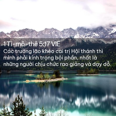 Picture 02 - 1 Ti-mô-thê 5:17 VIE - Các trưởng lão khéo cai trị Hội thánh - Bible Verse Picture