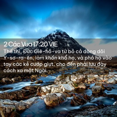Picture 02 - 2 Các Vua 17:20 VIE - Thế thì, Đức Giê-hô-va từ bỏ cả - Bible Verse Picture