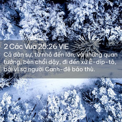 Picture 02 - 2 Các Vua 25:26 VIE - Cả dân sự, từ nhỏ đến lớn, và - Bible Verse Picture