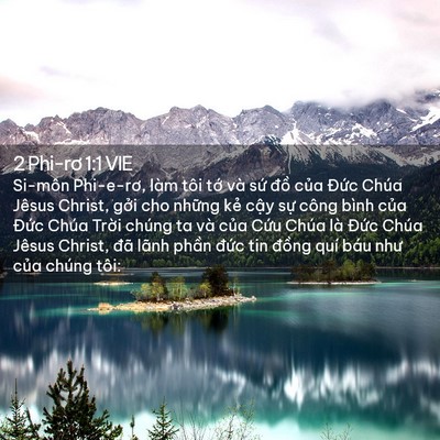 Picture 02 - 2 Phi-rơ 1:1 VIE - Si-môn Phi-e-rơ, làm tôi tớ và sứ đồ - Bible Verse Picture