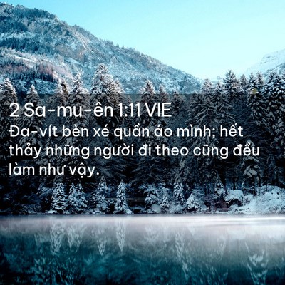 Picture 02 - 2 Sa-mu-ên 1:11 VIE - Đa-vít bèn xé quần áo mình; hết thảy - Bible Verse Picture