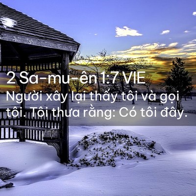 Picture 02 - 2 Sa-mu-ên 1:7 VIE - Người xây lại thấy tôi và gọi tôi. - Bible Verse Picture