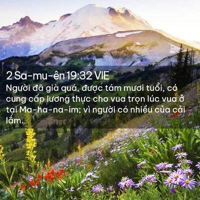 Picture 02 - 2 Sa-mu-ên 19:32 VIE - Người đã già quá, được tám mươi - Bible Verse Picture