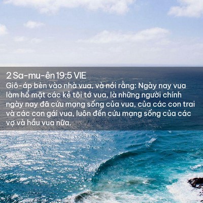 Picture 02 - 2 Sa-mu-ên 19:5 VIE - Giô-áp bèn vào nhà vua, và nói rằng: - Bible Verse Picture