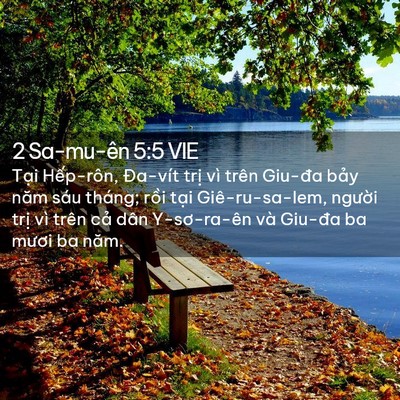 Picture 02 - 2 Sa-mu-ên 5:5 VIE - Tại Hếp-rôn, Đa-vít trị vì trên - Bible Verse Picture