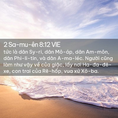 Picture 02 - 2 Sa-mu-ên 8:12 VIE - tức là dân Sy-ri, dân Mô-áp, dân Am-môn, - Bible Verse Picture