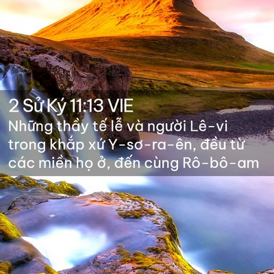 Picture 02 - 2 Sử Ký 11:13 VIE - Những thầy tế lễ và người Lê-vi - Bible Verse Picture