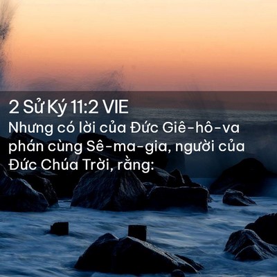 Picture 02 - 2 Sử Ký 11:2 VIE - Nhưng có lời của Đức Giê-hô-va phán - Bible Verse Picture