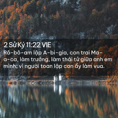 Picture 02 - 2 Sử Ký 11:22 VIE - Rô-bô-am lập A-bi-gia, con trai Ma-a-ca, làm - Bible Verse Picture