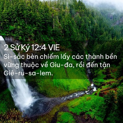 Picture 02 - 2 Sử Ký 12:4 VIE - Si-sắc bèn chiếm lấy các thành bền - Bible Verse Picture