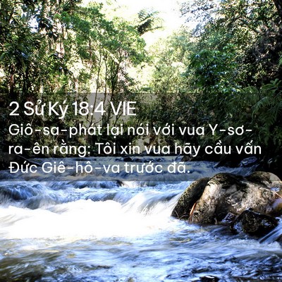 Picture 02 - 2 Sử Ký 18:4 VIE - Giô-sa-phát lại nói với vua Y-sơ-ra-ên - Bible Verse Picture