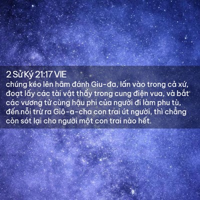 Picture 02 - 2 Sử Ký 21:17 VIE - chúng kéo lên hãm đánh Giu-đa, lấn vào - Bible Verse Picture