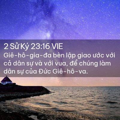 Picture 02 - 2 Sử Ký 23:16 VIE - Giê-hô-gia-đa bèn lập giao ước với - Bible Verse Picture