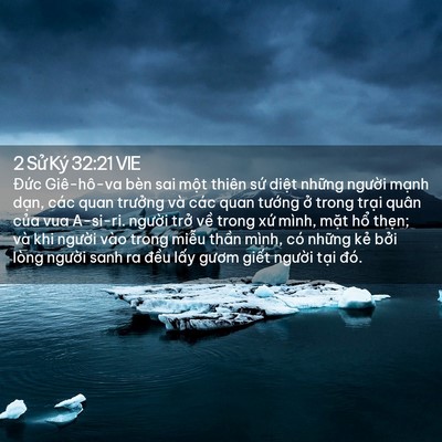 Picture 02 - 2 Sử Ký 32:21 VIE - Đức Giê-hô-va bèn sai một thiên sứ - Bible Verse Picture