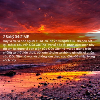 Picture 02 - 2 Sử Ký 34:21 VIE - Hãy vì ta, vì các người Y-sơ-ra-ên và - Bible Verse Picture