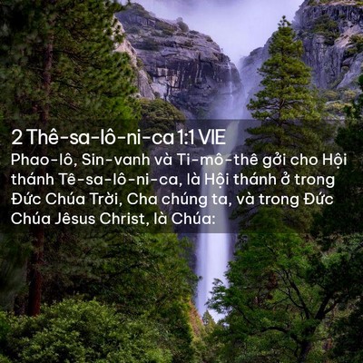 Picture 02 - 2 Thê-sa-lô-ni-ca 1:1 VIE - Phao-lô, Sin-vanh và Ti-mô-thê gởi cho - Bible Verse Picture