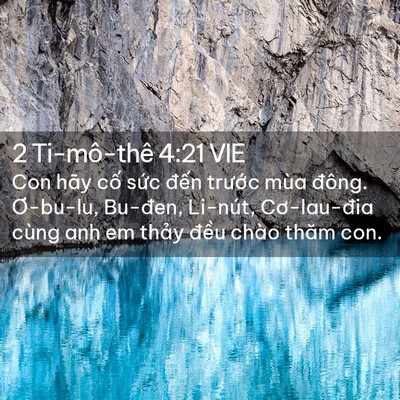 Picture 02 - 2 Ti-mô-thê 4:21 VIE - Con hãy cố sức đến trước mùa đông. - Bible Verse Picture