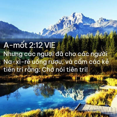 Picture 02 - A-mốt 2:12 VIE - Nhưng các ngươi đã cho các người - Bible Verse Picture