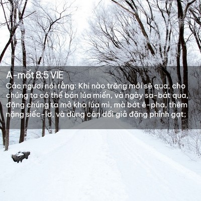Picture 02 - A-mốt 8:5 VIE - Các ngươi nói rằng: Khi nào trăng mới - Bible Verse Picture