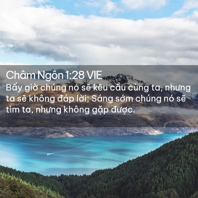 Picture 02 - Châm Ngôn 1:28 VIE - Bấy giờ chúng nó sẽ kêu cầu cùng ta, - Bible Verse Picture