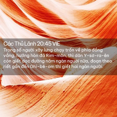 Picture 02 - Các Thủ Lãnh 20:45 VIE - Trong số người xây lưng chạy trốn về - Bible Verse Picture