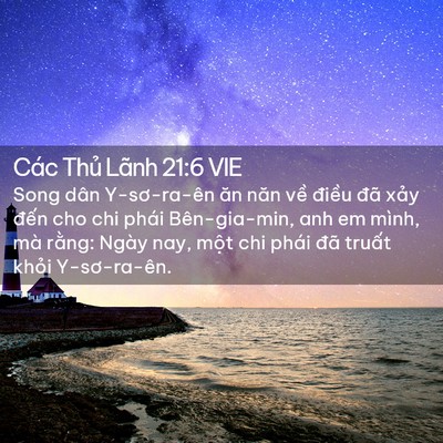 Picture 02 - Các Thủ Lãnh 21:6 VIE - Song dân Y-sơ-ra-ên ăn năn về điều đã - Bible Verse Picture