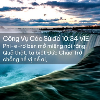 Picture 02 - Công Vụ Các Sứ đồ 10:34 VIE - Phi-e-rơ bèn mở miệng nói rằng: Quả - Bible Verse Picture