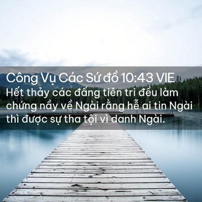 Picture 02 - Công Vụ Các Sứ đồ 10:43 VIE - Hết thảy các đấng tiên tri đều làm - Bible Verse Picture