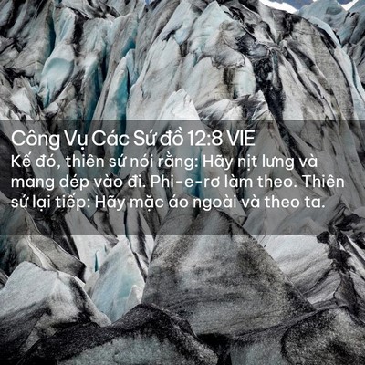 Picture 02 - Công Vụ Các Sứ đồ 12:8 VIE - Kế đó, thiên sứ nói rằng: Hãy nịt - Bible Verse Picture