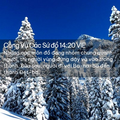 Picture 02 - Công Vụ Các Sứ đồ 14:20 VIE - Nhưng các môn đồ đang nhóm chung quanh - Bible Verse Picture