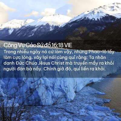 Picture 02 - Công Vụ Các Sứ đồ 16:18 VIE - Trong nhiều ngày nó cứ làm vậy, nhưng - Bible Verse Picture