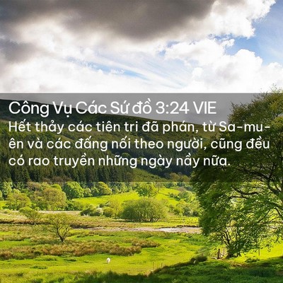 Picture 02 - Công Vụ Các Sứ đồ 3:24 VIE - Hết thảy các tiên tri đã phán, từ - Bible Verse Picture
