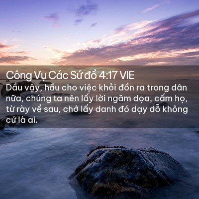 Picture 02 - Công Vụ Các Sứ đồ 4:17 VIE - Dầu vậy, hầu cho việc khỏi đồn ra - Bible Verse Picture