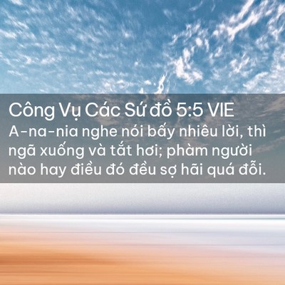 Picture 02 - Công Vụ Các Sứ đồ 5:5 VIE - A-na-nia nghe nói bấy nhiêu lời, thì ngã - Bible Verse Picture