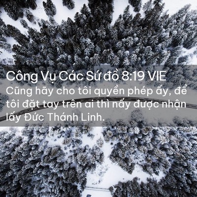 Picture 02 - Công Vụ Các Sứ đồ 8:19 VIE - Cũng hãy cho tôi quyền phép ấy, để - Bible Verse Picture