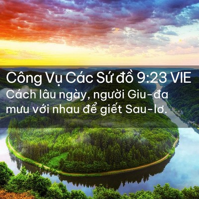 Picture 02 - Công Vụ Các Sứ đồ 9:23 VIE - Cách lâu ngày, người Giu-đa mưu với - Bible Verse Picture
