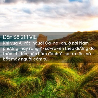 Picture 02 - Dân Số 21:1 VIE - Khi vua A-rát, người Ca-na-an, ở nơi Nam - Bible Verse Picture