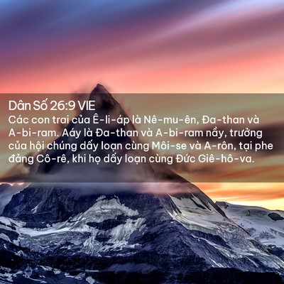 Picture 02 - Dân Số 26:9 VIE - Các con trai của Ê-li-áp là Nê-mu-ên, - Bible Verse Picture