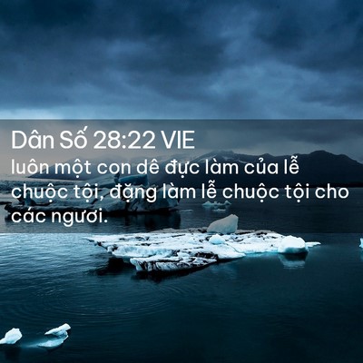 Picture 02 - Dân Số 28:22 VIE - luôn một con dê đực làm của lễ - Bible Verse Picture