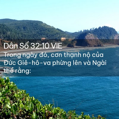 Picture 02 - Dân Số 32:10 VIE - Trong ngày đó, cơn thạnh nộ của Đức - Bible Verse Picture